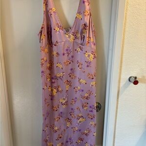 Hippie Rose Lavender Floral Dress